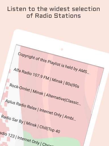 Belarus Radio Music & News screenshot 5