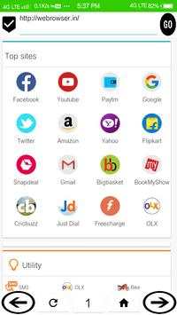 Kish Browser screenshot 1