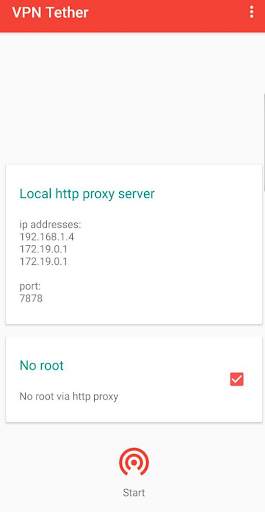 VPN Tether (share VPN connections) screenshot 2