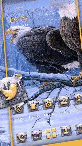 Winter Eagle Launcher Theme screenshot 1