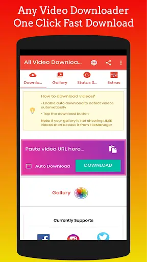 Any Video Downloader, Download Social Media Videos screenshot 1