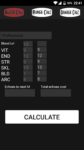 Calculator for Bloodborne screenshot 1
