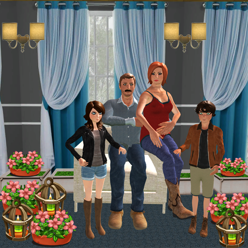 Happy Family Housekeeping : Home Adventure Sim icon