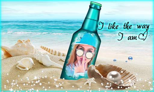 Bottle Photo Frame 2 تصوير الشاشة