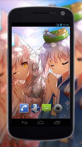 Anime Girls in Shrine LWP screenshot 3