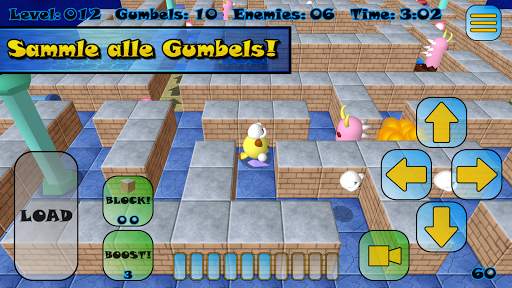 Gumbelmon: 3D Labyrinth Classic Arcade Maze Run screenshot 1