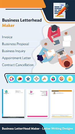Business LetterHead Maker – Letter Writing Designs screenshot 1