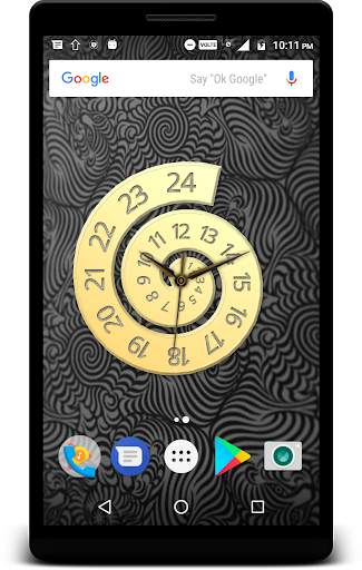 Modern Clock Live Wallpaper screenshot 4