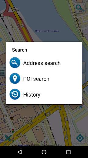Map of Sherbrooke offline screenshot 3