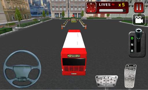 3D bas letak kereta simulator screenshot 5