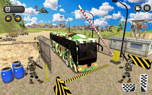 Army bus games 3d Army driving screenshot 1