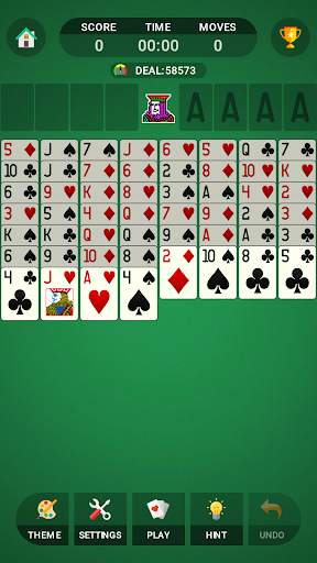 FreeCell Solitaire screenshot 1