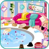 Clean up spa salon