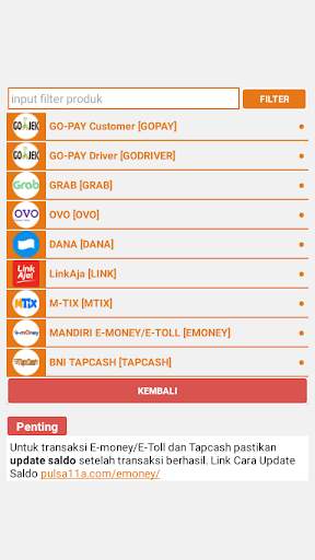 Pulsa MM - Isi Pulsa dan PPOB online screenshot 6