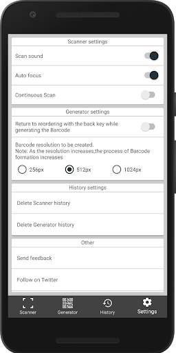 Barcode Scanner & Barcode Generator screenshot 8