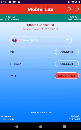 Mobtel vpn screenshot 5