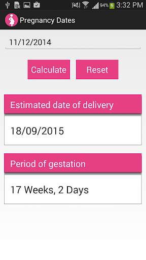 OBS / Pregnancy Calculator screenshot 4
