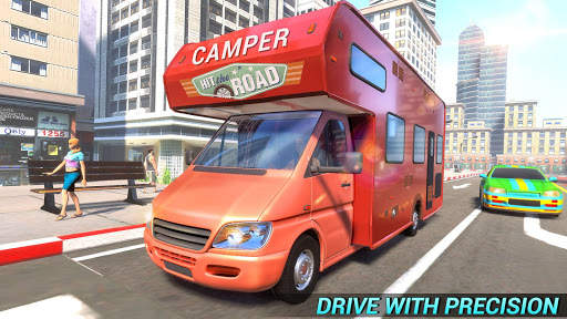 Real Camper Van Driving Simulator - Beach Resort screenshot 5