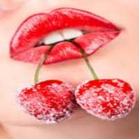 Sexy Lips Girl Kiss Joke logo