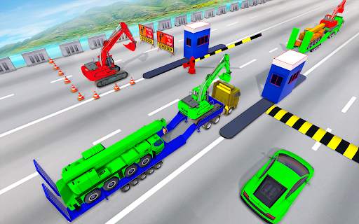 Grand Truck Transport Heavy Excavator Games screenshot 8