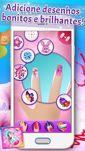 Salão de Unhas Decoradas Jogo screenshot 4