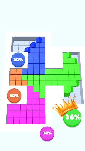 Color Blocks vs Blocks 3D - Blocks battle screenshot 3