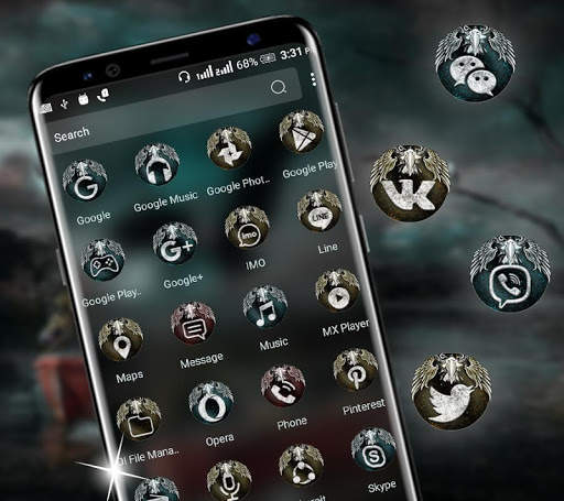 Fantasy Eagle Launcher Theme 2 تصوير الشاشة