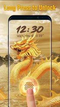 Loong fingerprint lock screen for prank 1 تصوير الشاشة