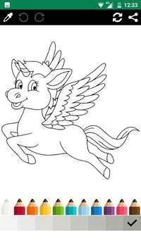 Unicorn Coloring screenshot 4