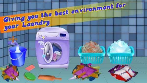 Laundry & Dry Clean For Girls - Kids Washing Games screenshot 2