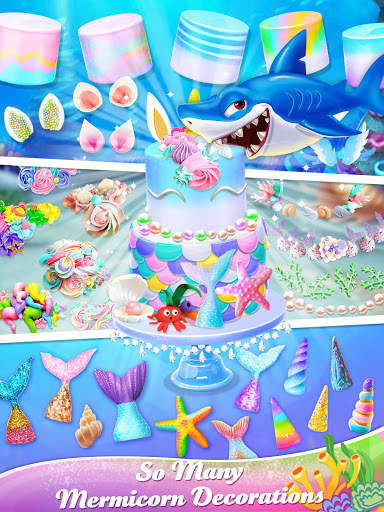 Unicorn Mermaid Cake - Princess Cake screenshot 4