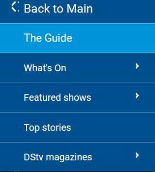 DStv screenshot 1