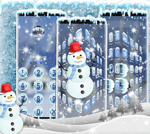 Ice Snow Launcher Theme screenshot 1
