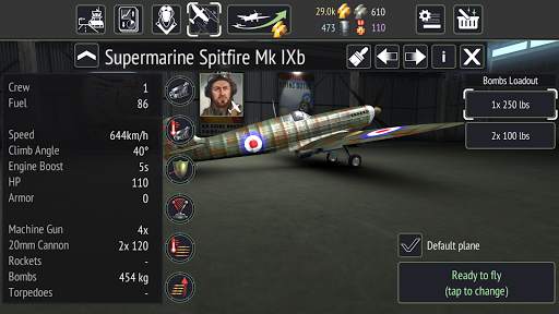 Warplanes: WW2 Dogfight скриншот 8