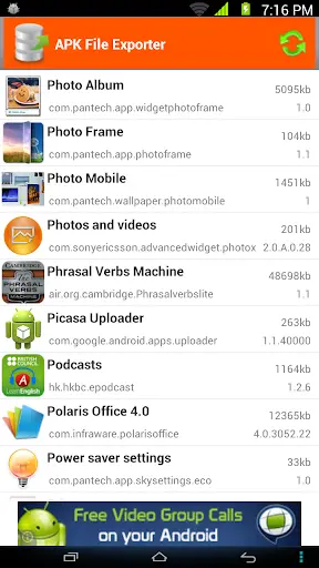 APK File Exporter screenshot 1