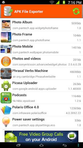 APK File Exporter screenshot 1