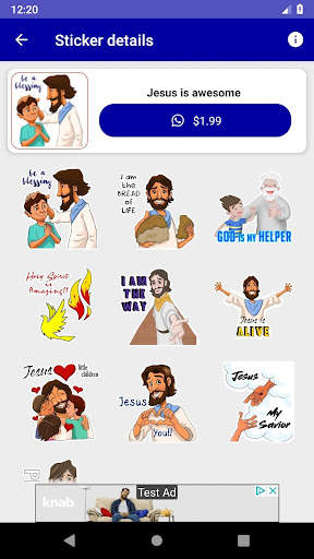 Christian WAStickerApp - Bible screenshot 7