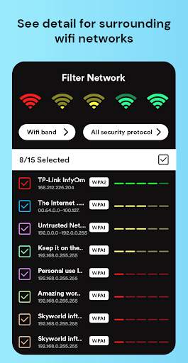 WiFi Analyzer : Wifi Scanner and monitor screenshot 3