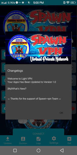 Spawn VPN screenshot 2