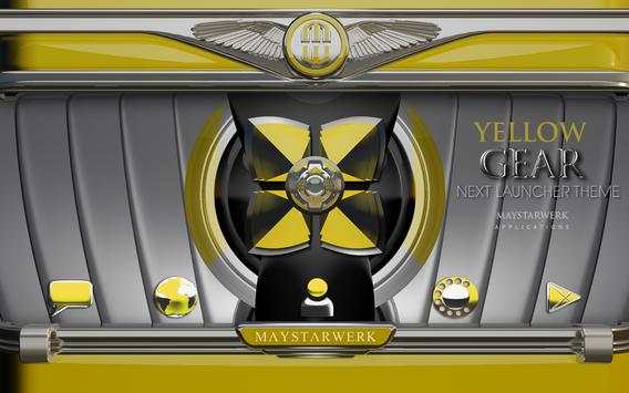 Next Launcher Theme Yellow G screenshot 6
