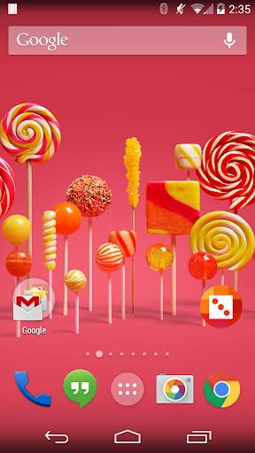 Lollipop Live Wallpaper screenshot 1