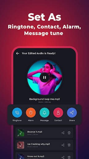 MP3 Cutter, joiner & Ringtones screenshot 6