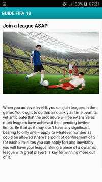 Guide For Fifa 18 screenshot 6