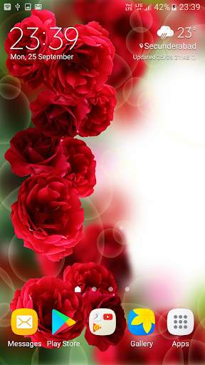 Flowers Live Wallpaper screenshot 1