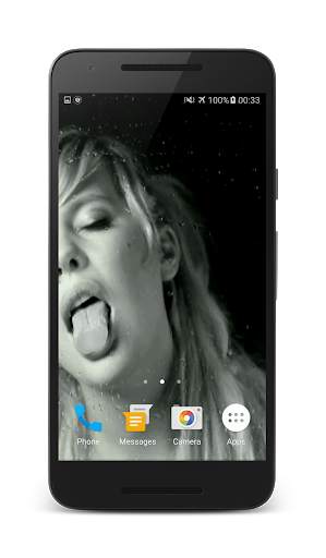 Girl Kissing Screen Video Wallpaper screenshot 3