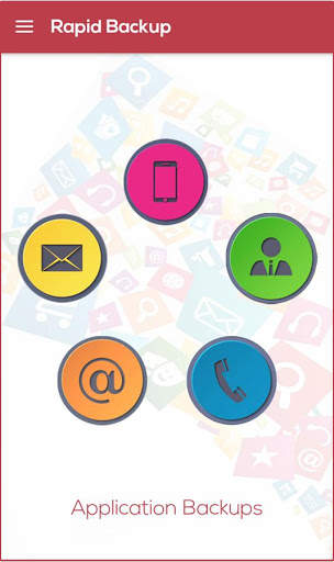 Rapid Backup & Restore - SMS, Apps,Contacts,calls. 1 تصوير الشاشة