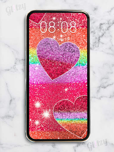 Glitter Live Wallpaper Glitzy скриншот 8