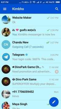 Kimbho : A smart messeging app screenshot 4