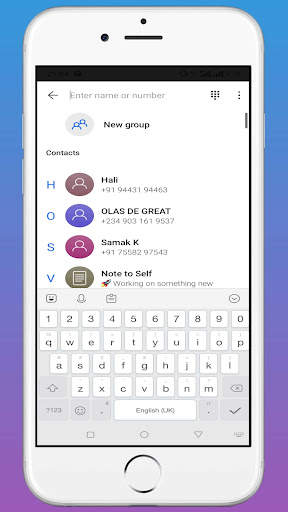 Chat-up free & encrypted messenger for Android- screenshot 7