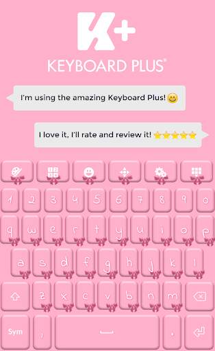 Pink Bow Keyboard screenshot 1